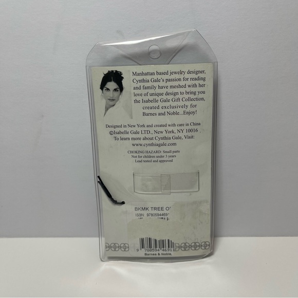 Artmarks By Cynthia GaleTree Of Life Symbol Of Strength Metal Charm Bookmark NWT - Picture 2 of 10